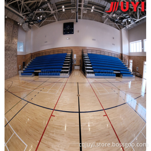 JY-750 basketball bleacher retractable seat plastic bleacher seats